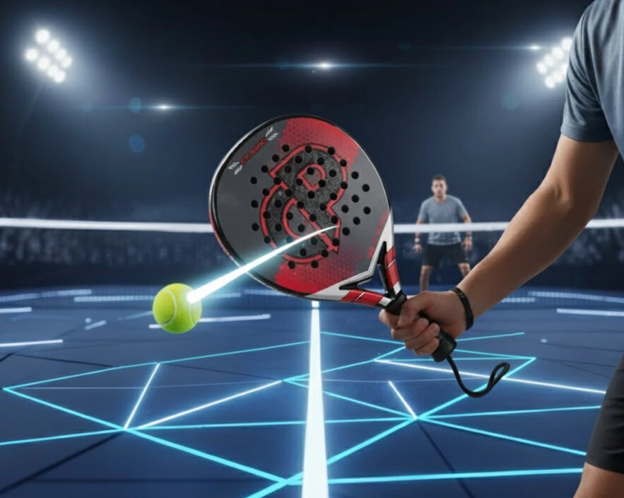 Intermediate padel rackets for enhanced control.
